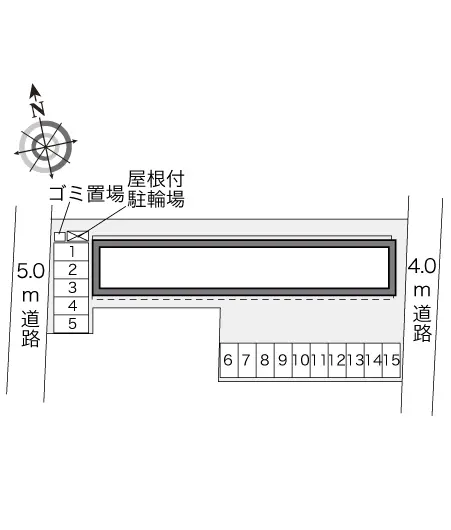 ★手数料０円★磐田市豊岡　月極駐車場（LP）